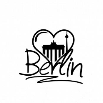 Berlin Love nápis Berlin Love nápis