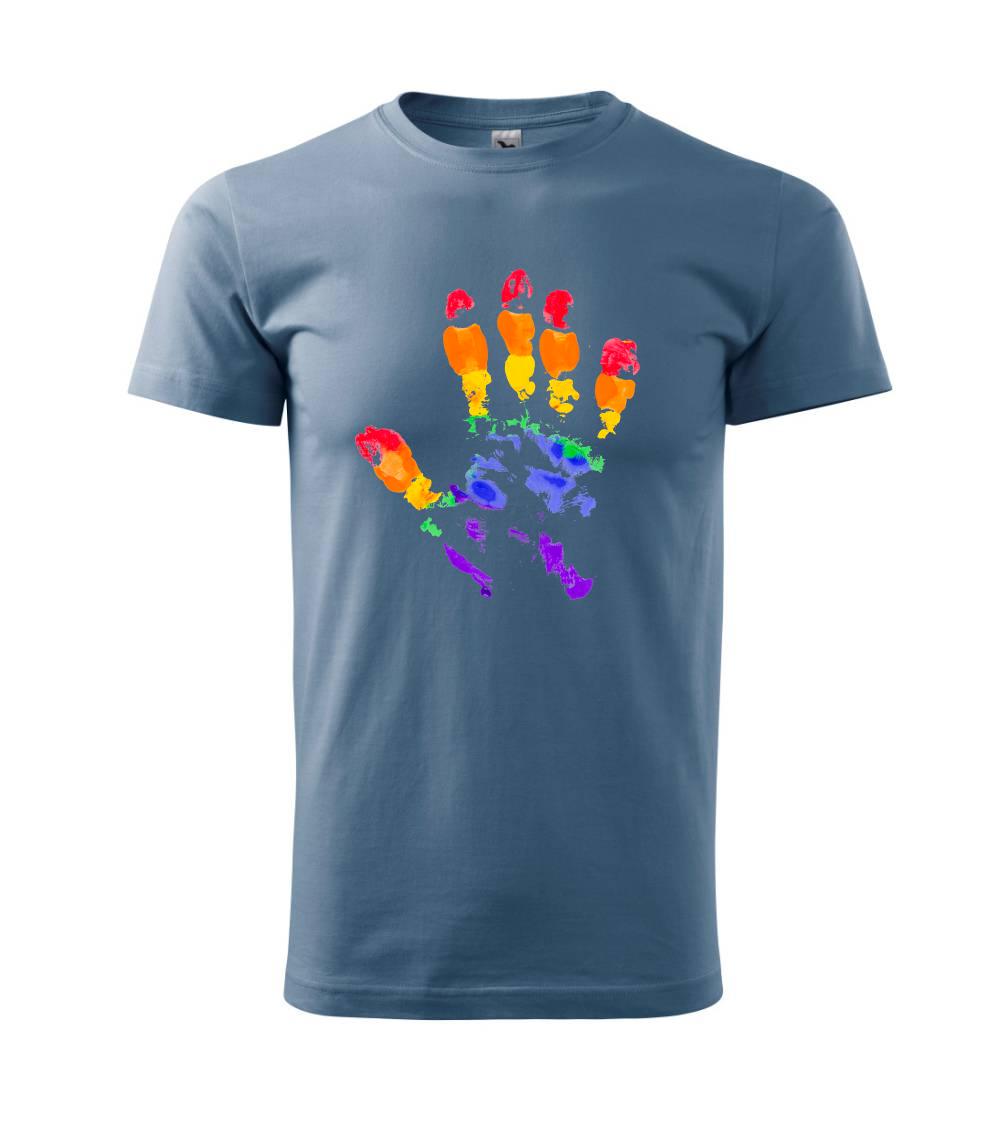 LGBT hand print LGBT hand print