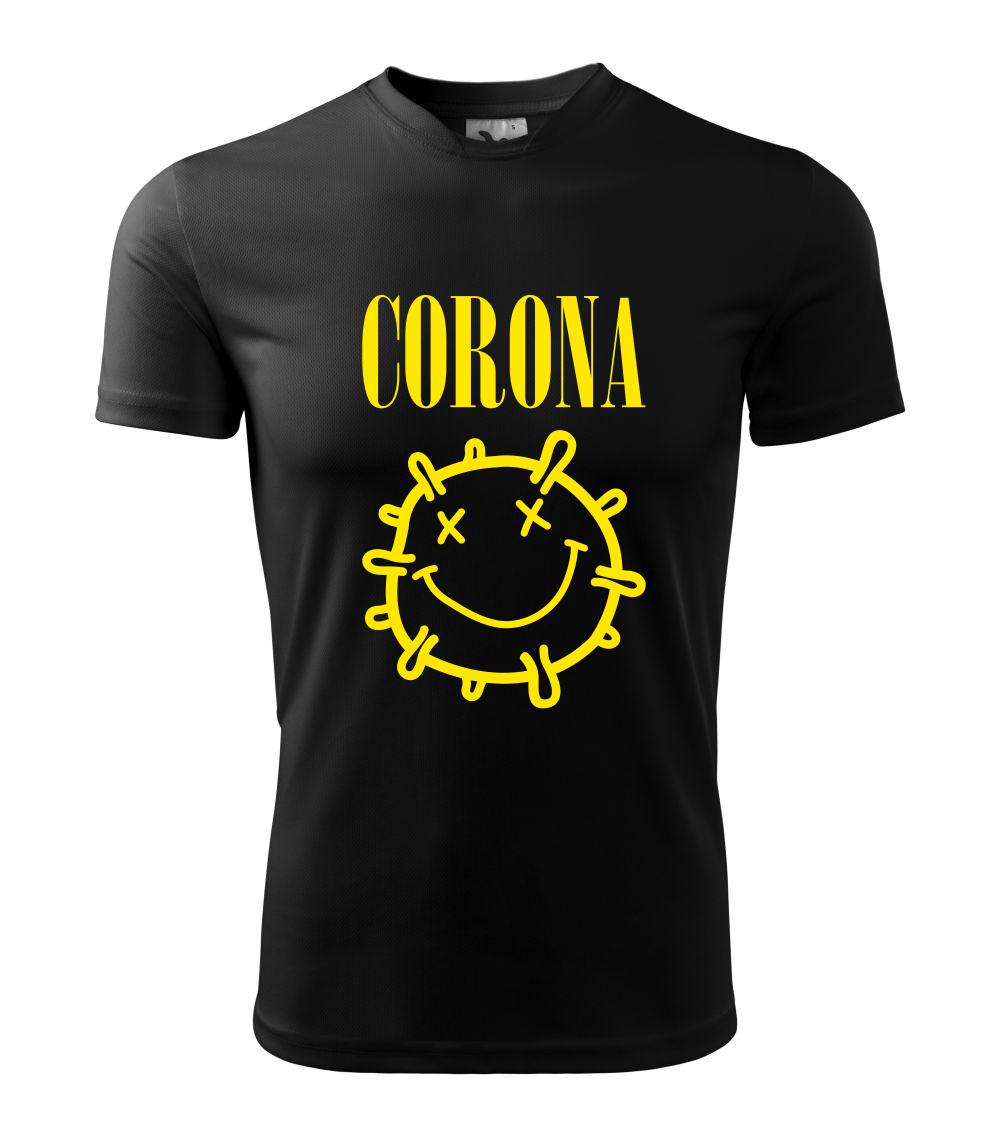 Corona žlté logo - Pánske tričko Fantasy športové