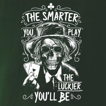 Lucky poker player Lucky poker player