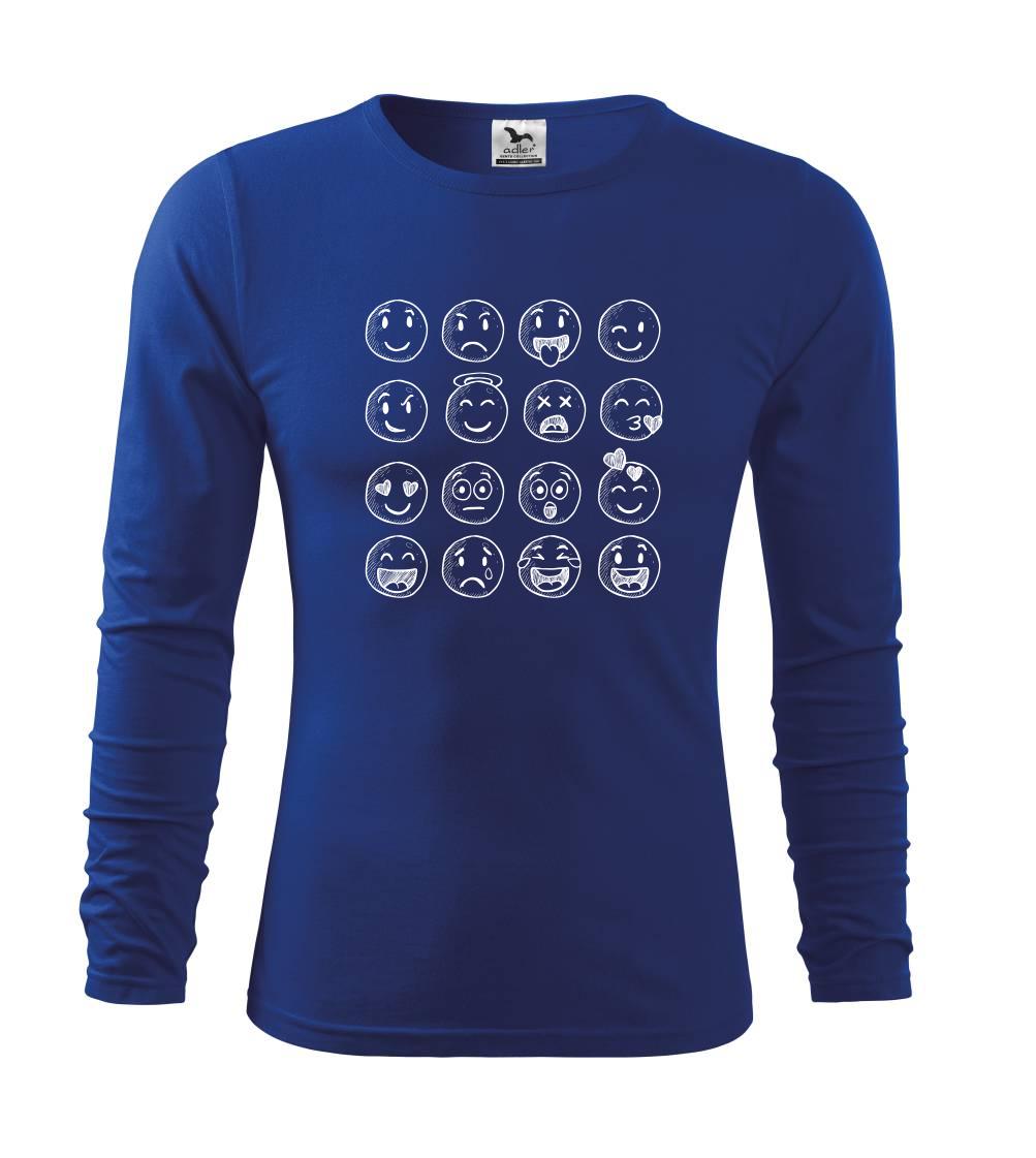 Geek Tričká - Všetky moje nálady - Tričko detské Long Sleeve