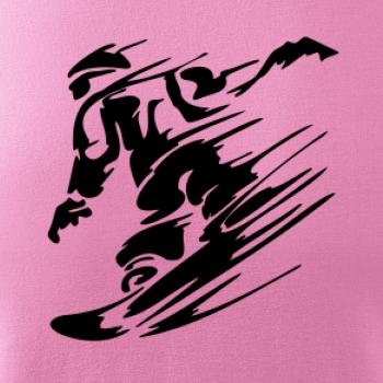 Rychlý snowboardista