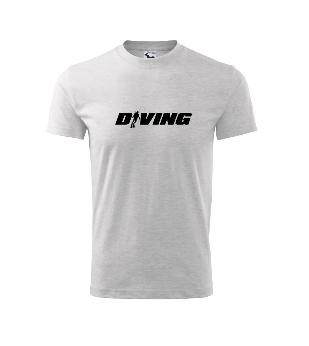 Diving nápis potápač Diving nápis potápač