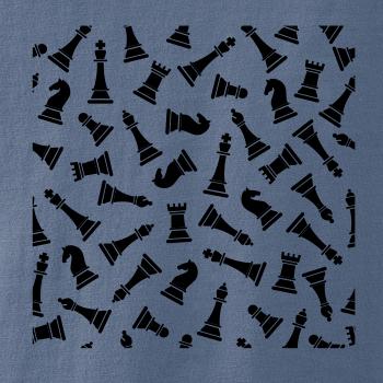 Šachové figúrky vo štvorci