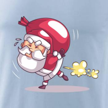 Santa nesie ťažký náklad