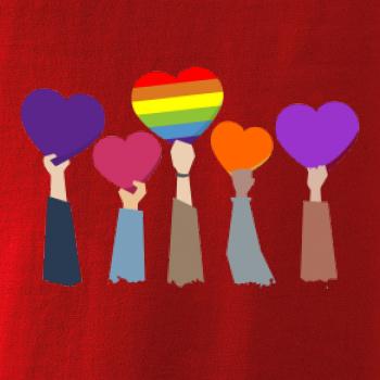 LGBT ruky srdce