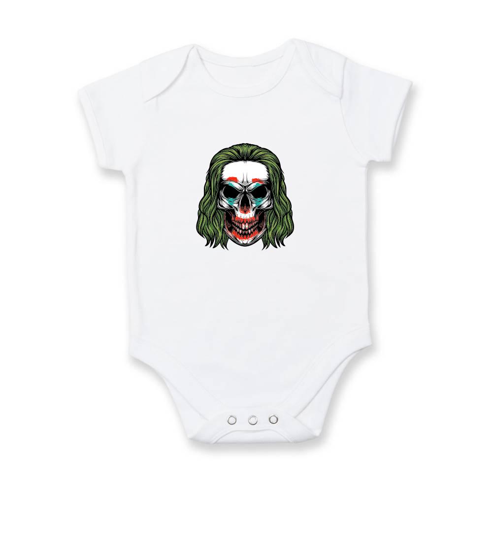 Filmové tričká - Joker lebka - Body dojčenské s krátkym rukávom