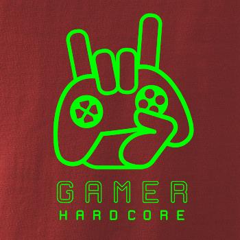 Hardcore gamer - ruka - zelená