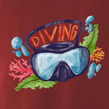 Diving obrázok kreslený