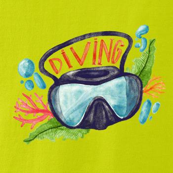 Diving obrázok kreslený