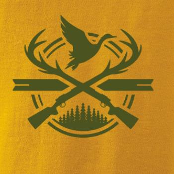 Lovec a kačice - zelený