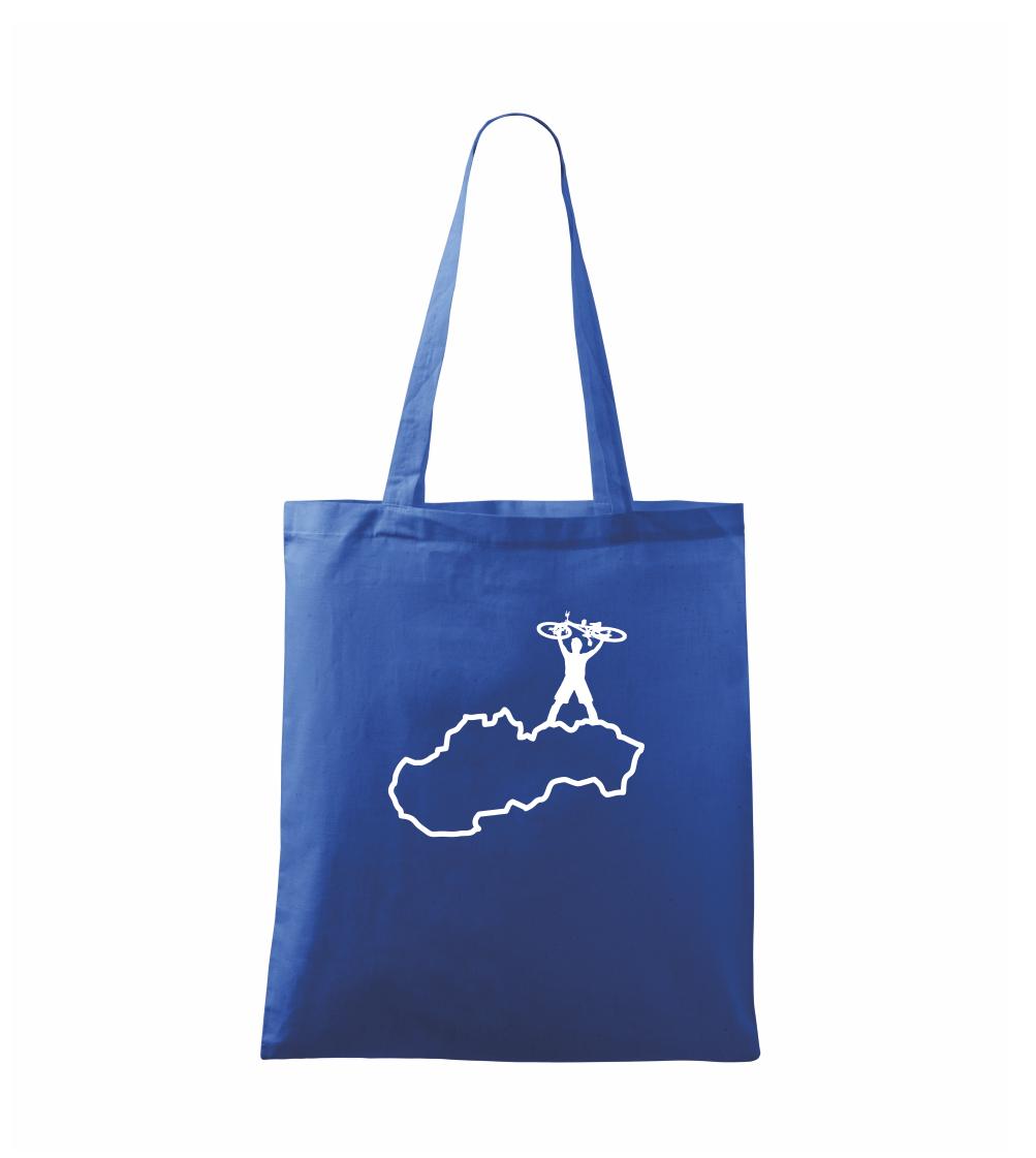 Mapa SK - cyklista na prsiach