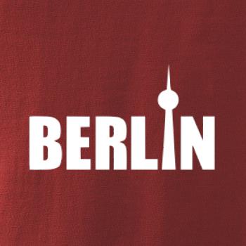 Berlin nápis veža Berliner Fernsehturm