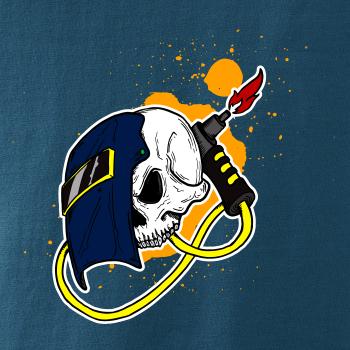 Zvárač - kreslená lebka