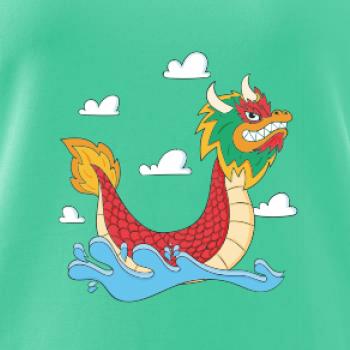 Dračia loď kreslená