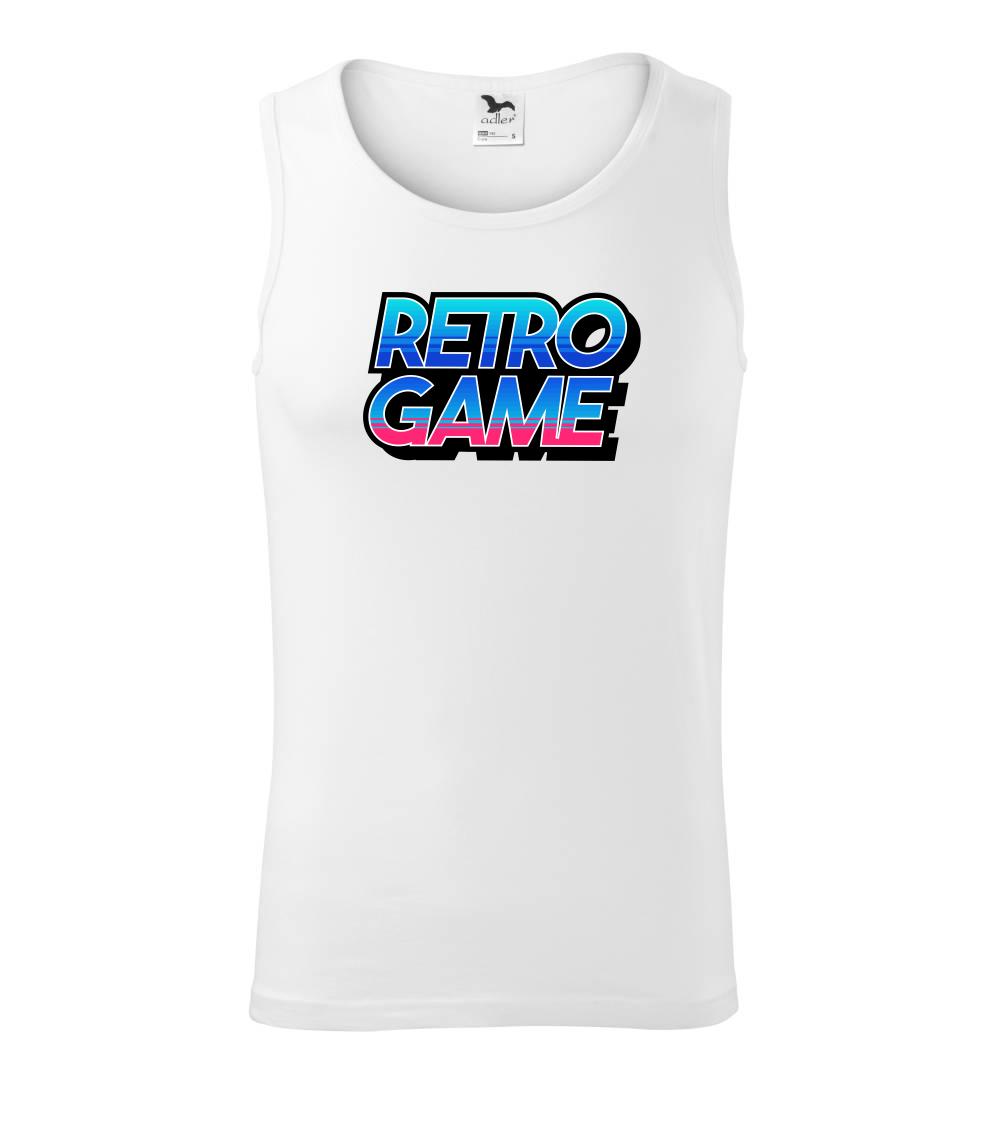 Tričká pre ajťákov - Retro game nápis farebný - Tielko pánske Core