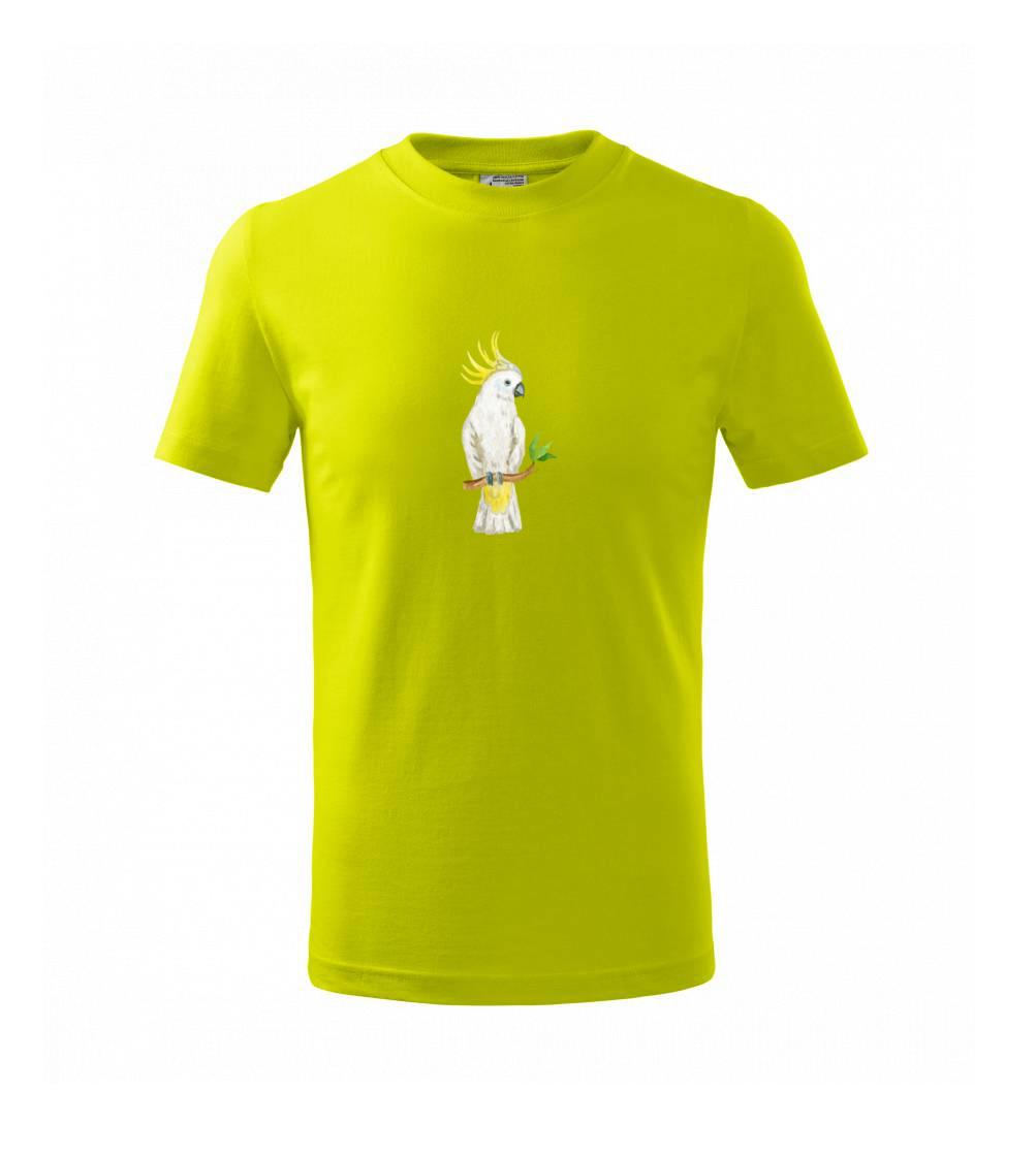 Papagáj Kakadu kreslený Papagáj Kakadu kreslený