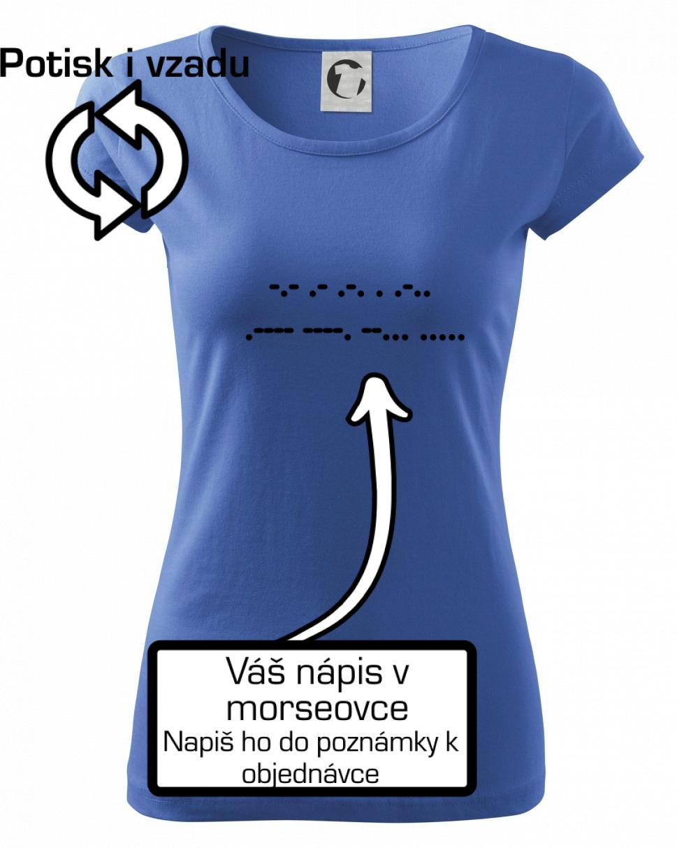 Morzeovka - váš nápis Morzeovka - váš nápis