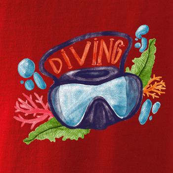 Diving obrázok kreslený