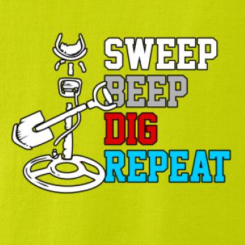 Sweep Beep Dig Repeat Sweep Beep Dig Repeat