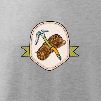 Horolezecké lano a cepín