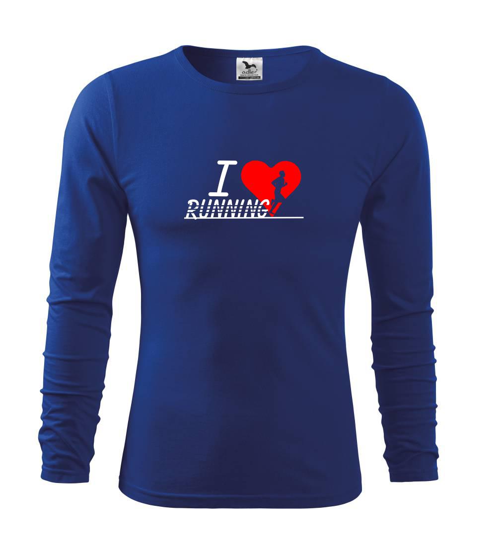 Tričká pre bežcov - I love running chlapec - Tričko detské Long Sleeve