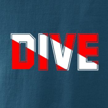 Dive nápis vlajka Dive nápis vlajka