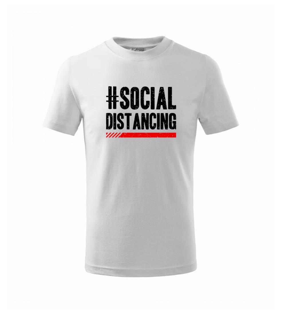 Social distancing - Tričko detské bavlnené