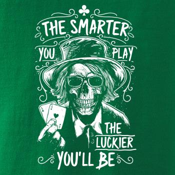 Lucky poker player Lucky poker player