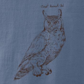 Výr bielobradý great horned owl