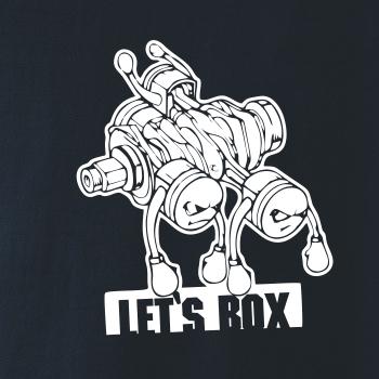 Lets Box nápis
