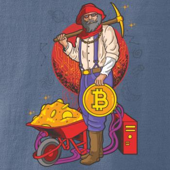 Baník ťaží Bitcoiny