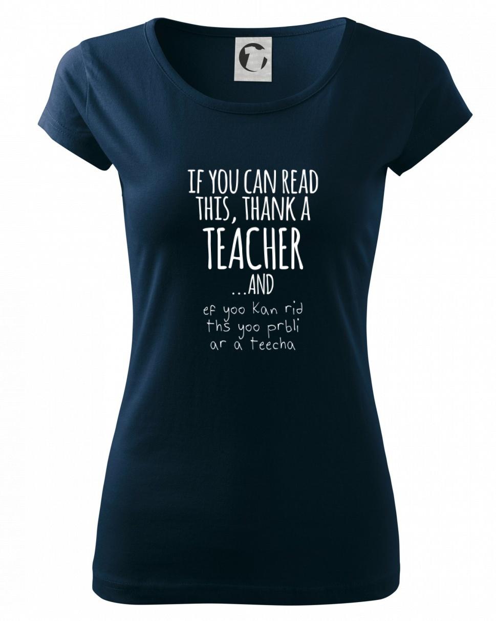 If you can read this - teacher