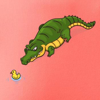 Krokodíl zelený s kačičkou