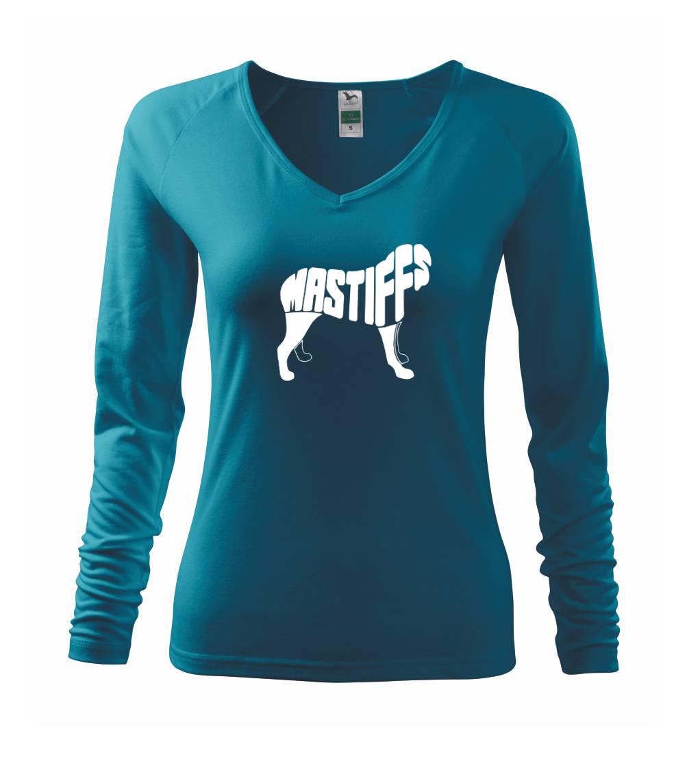 Ostatné psie plemená - Mastif - Tričko dámske Elegance