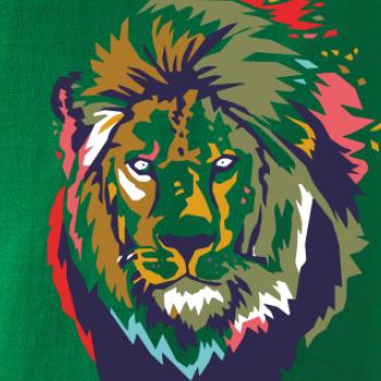 Hlava leva kreslená jednoduchá Hlava leva kreslená jednoduchá