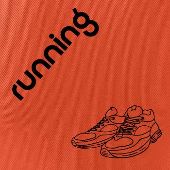 Running nápis šikmo