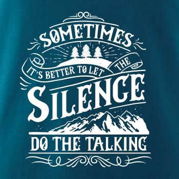 Nature talking about silence