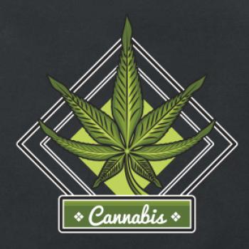 Cannabis list kosoštvorec Cannabis list kosoštvorec