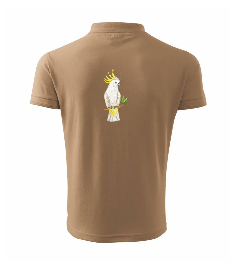 Papagáj Kakadu kreslený Papagáj Kakadu kreslený