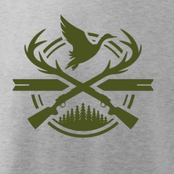 Lovec a kačice - zelený