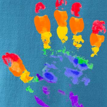 LGBT hand print