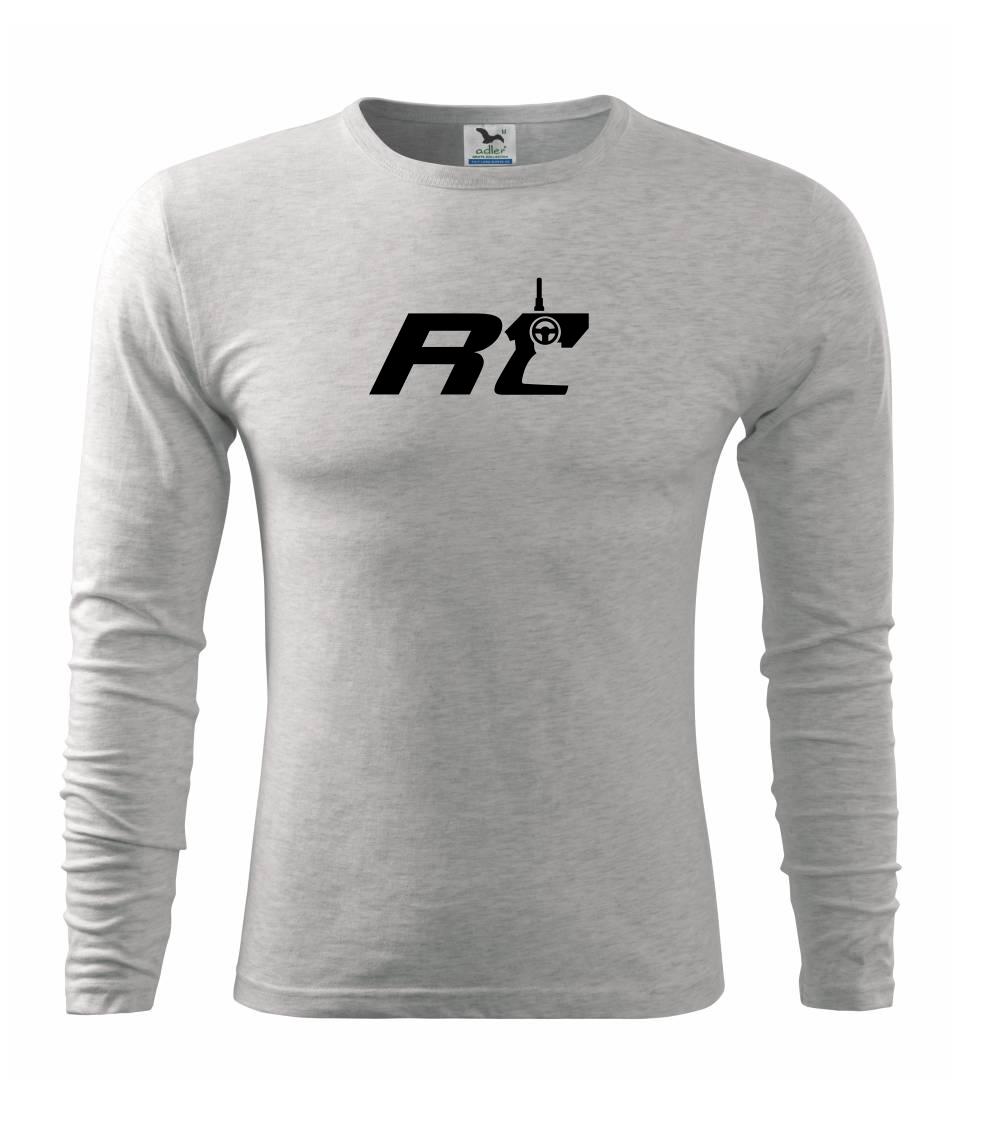 Tričká pre modelára - RC nápis ovládač - Tričko s dlhým rukávom FIT-T long sleeve