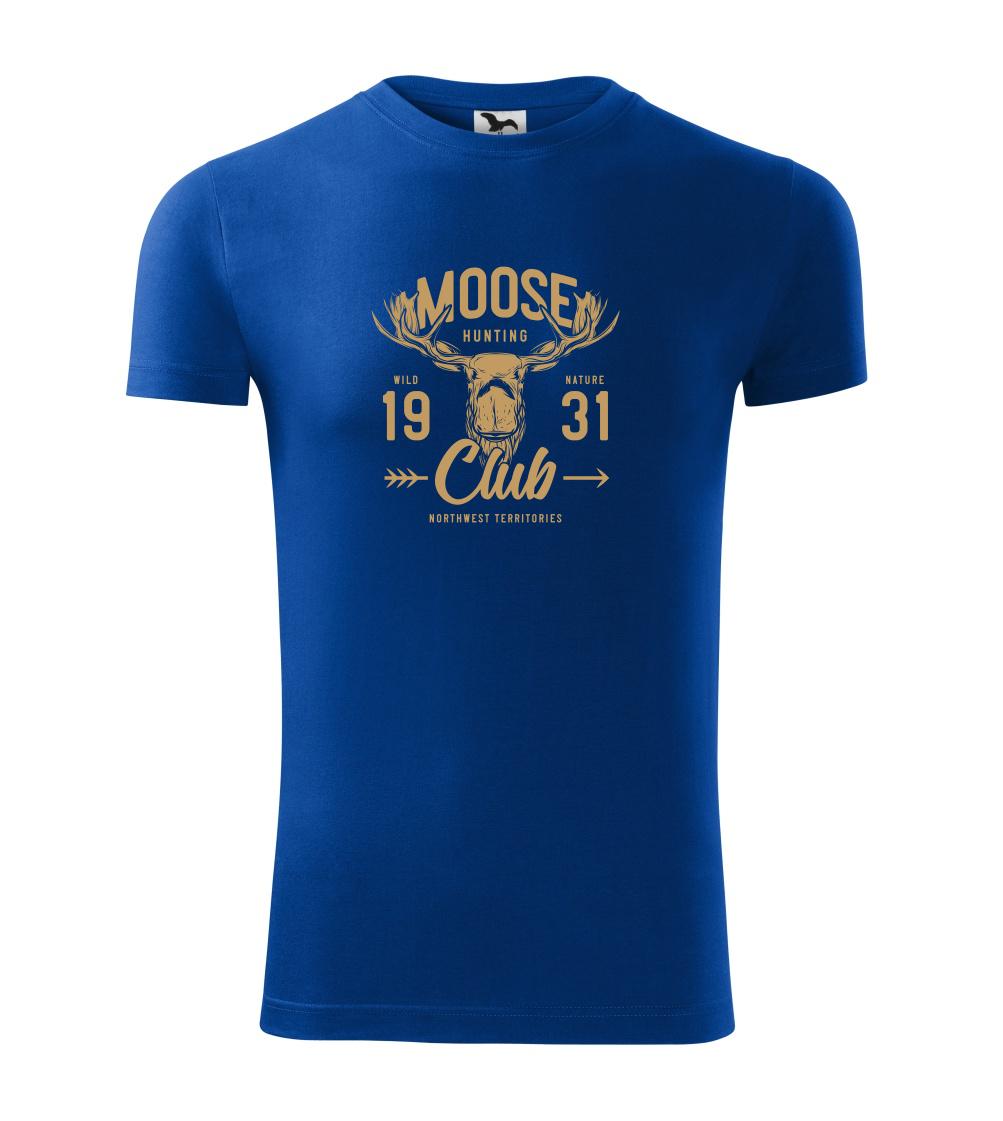 Tričká so zvieratami - Moose club - Viper FIT - Pánske zúžené tričko