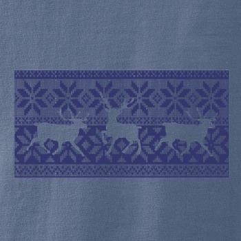 Jeleň vo vianočnom vzore Jeleň vo vianočnom vzore