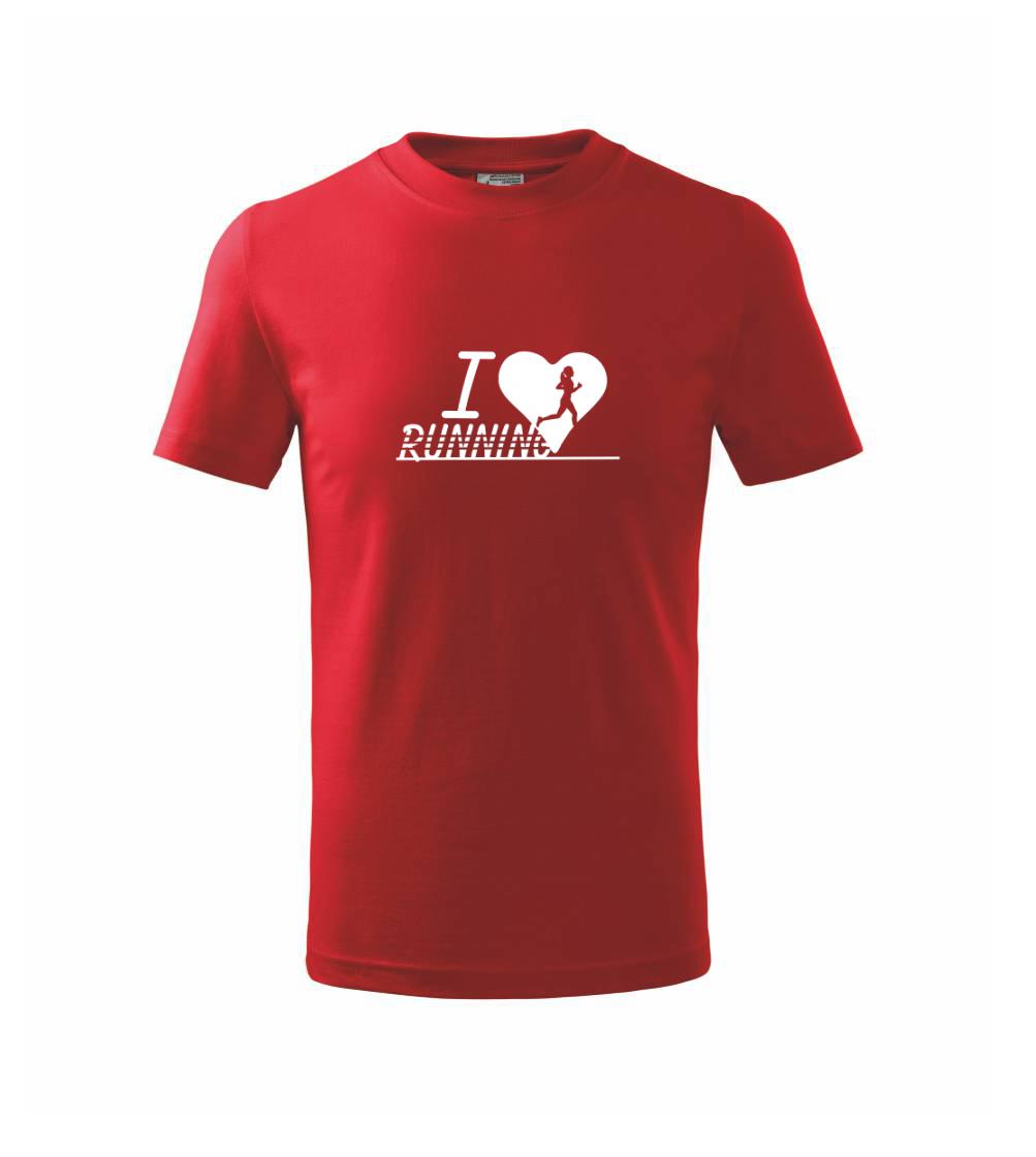 I love running dievča