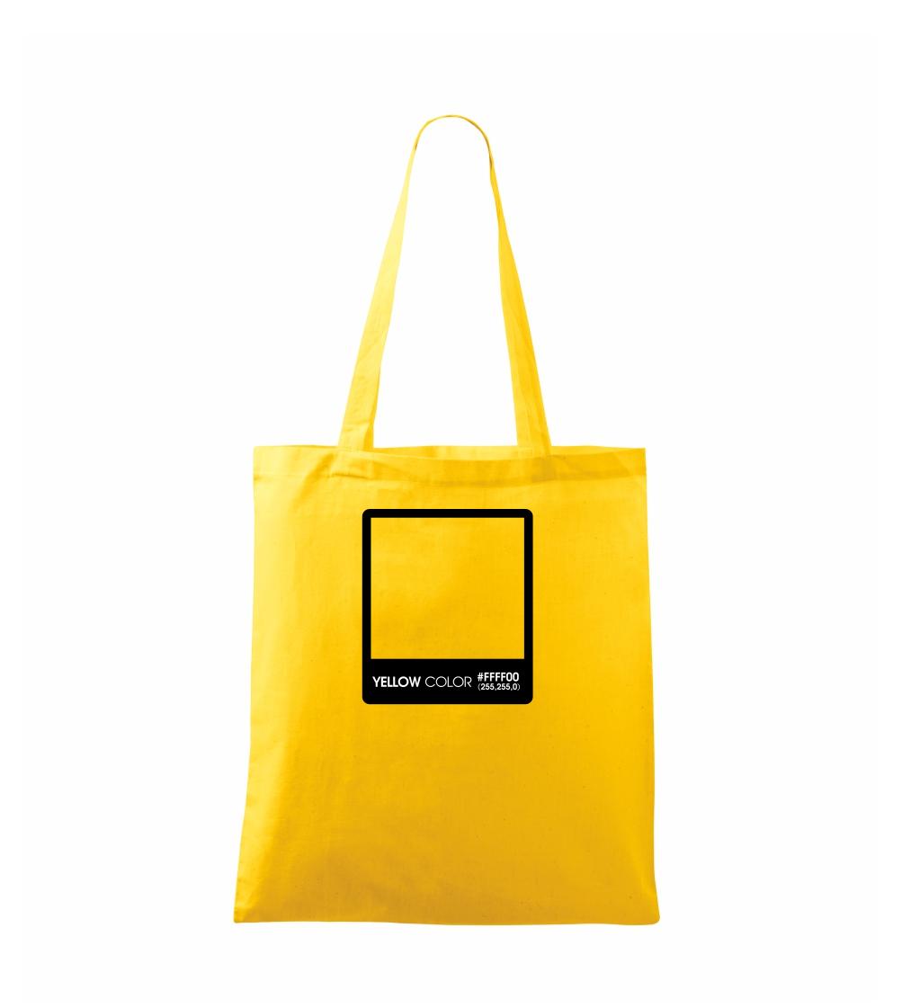 Tričká pre fotografov - RGB yellow - Taška bavlnená