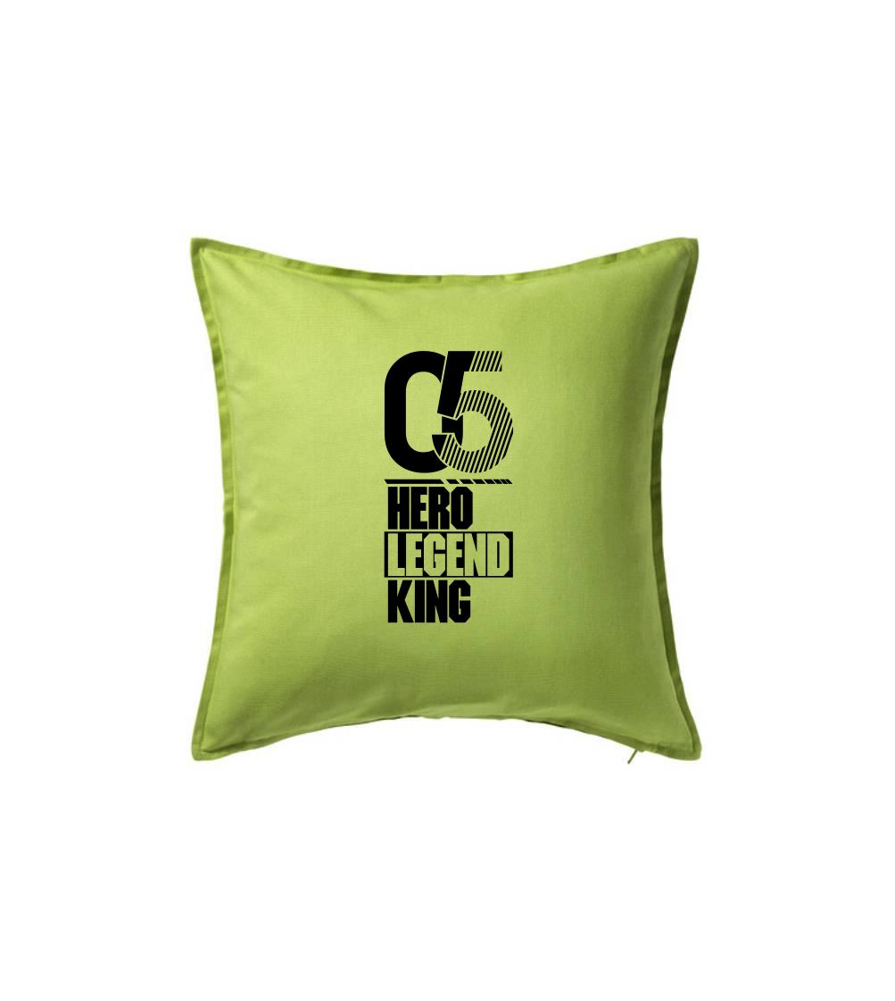 Narodeninové tričká pre hrdinov - Hero, Legend, King x Queen 2005 - Vankúš 50x50