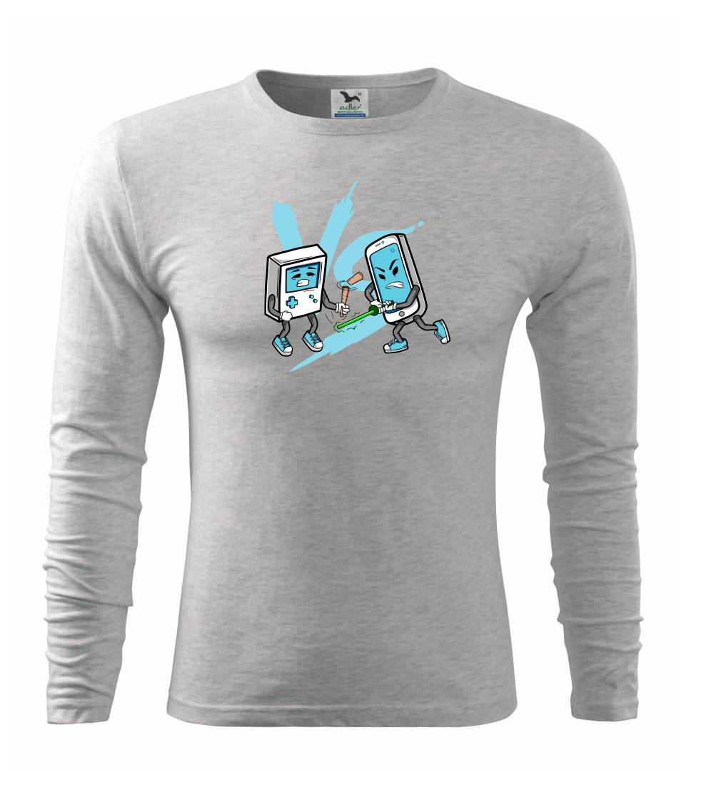 Tričká pre ajťákov - Generačné vojna - Tričko s dlhým rukávom FIT-T long sleeve
