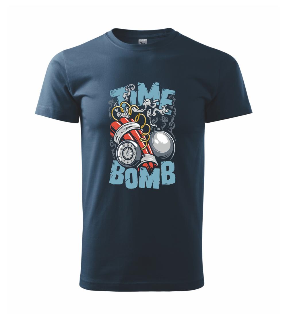 Grafické tričká - Time bomb - Klasické pánske tričko vyššej gramáže